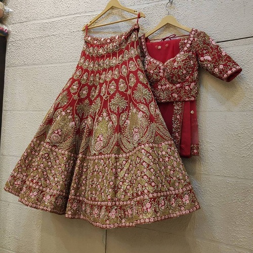 Semi Stitched Lehenga