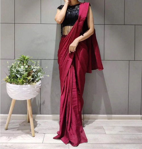 Stitched Saree Stitching