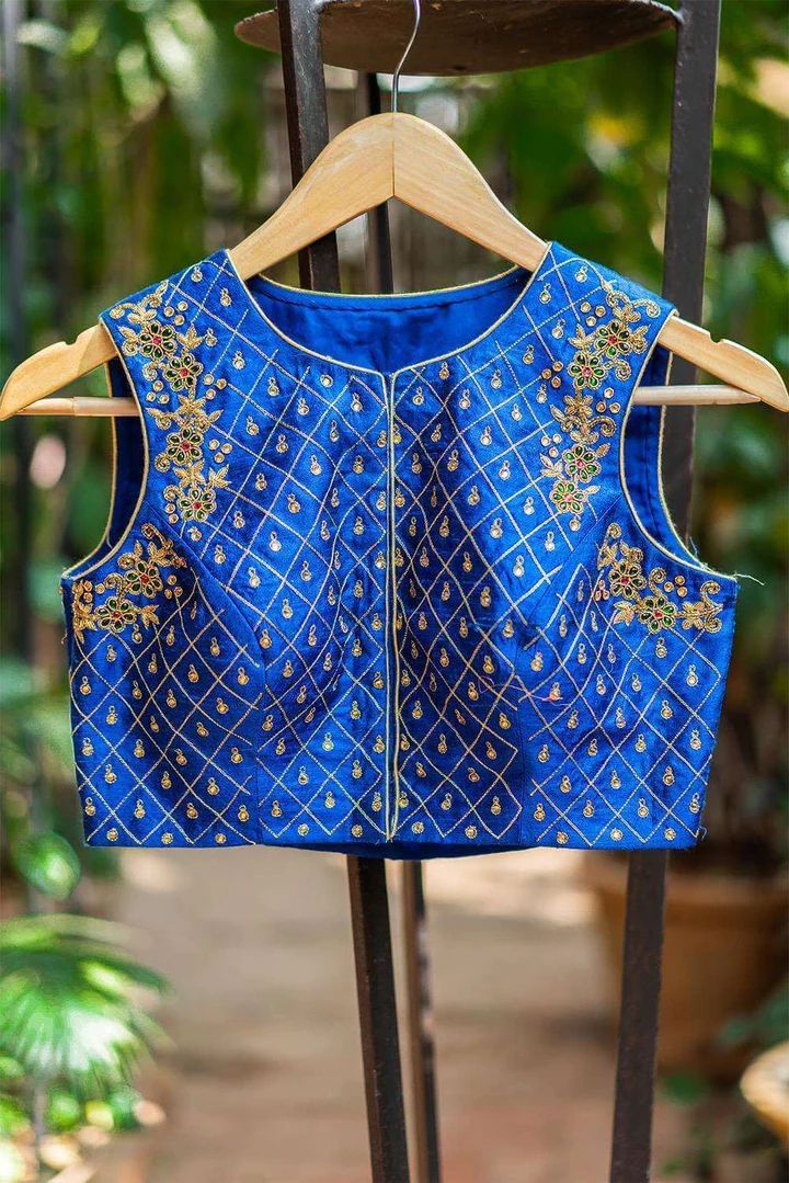 Abhayi - Hand embroidered blouse 1