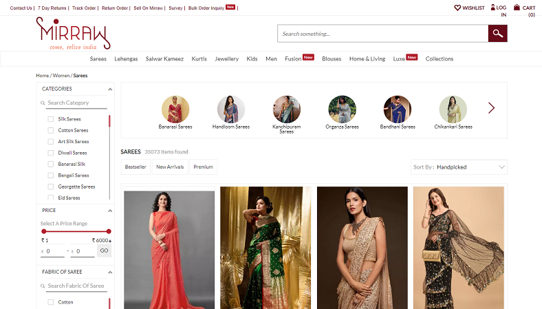 Mirraw - Best Saree Brand