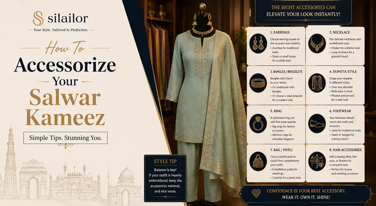 How To Accessorise Your Salwar Kameez