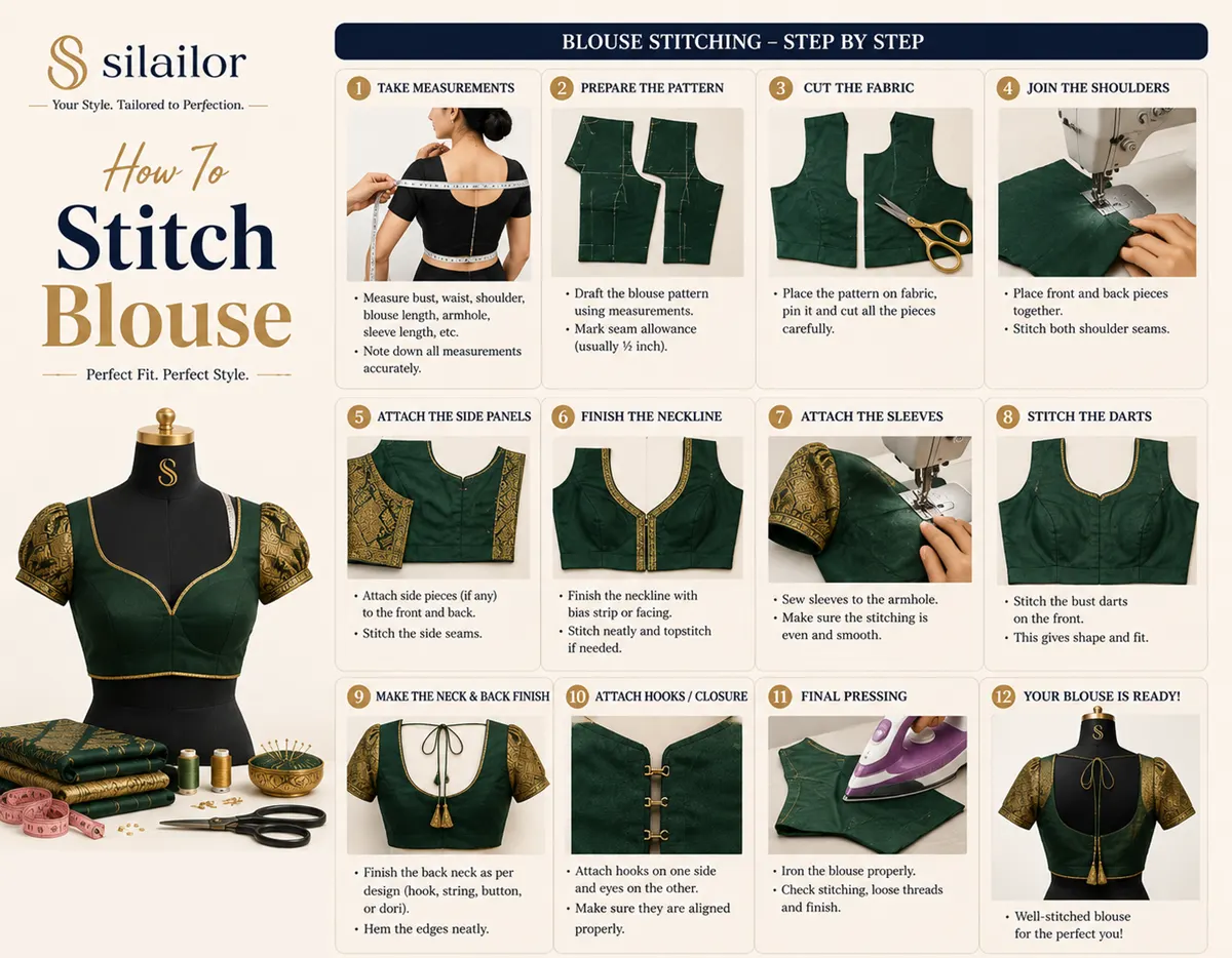 How To Stitch A Blouse
